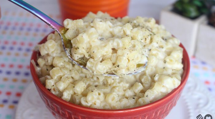 Macarrão com queijo pronto em 5 minutos