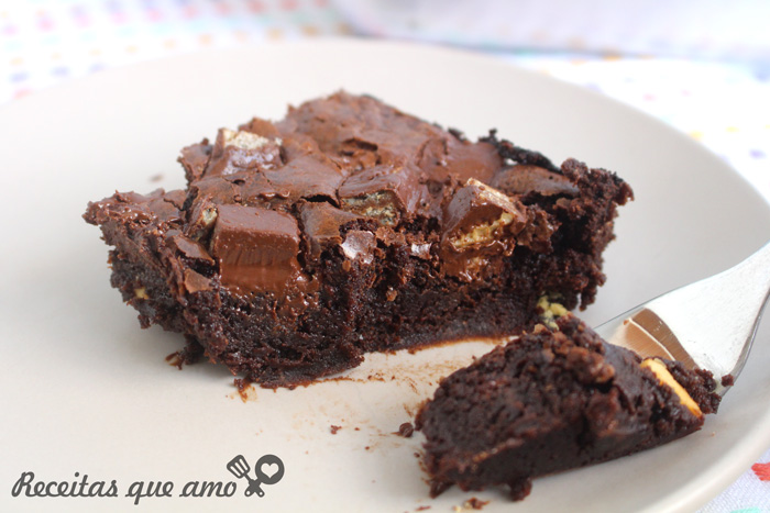 Brownie Kit Kat super cremoso