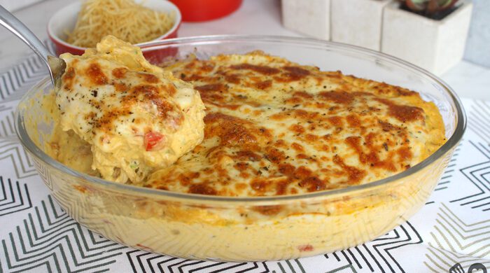 Fricassê de frango delicioso