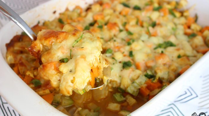 Legumes gratinados super fácil