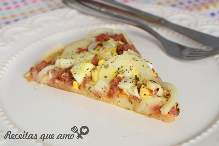 Pizza de liquidificador Pizza de liquidificador