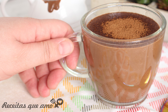 Chocolate quente cremoso SEM amido