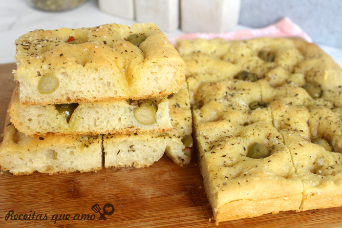 Aprenda a fazer focaccia