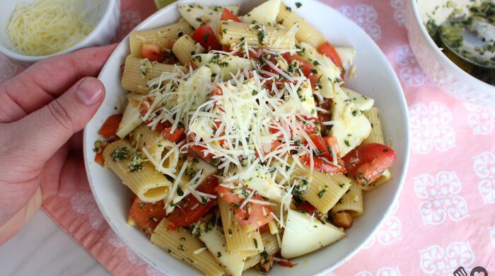 Macarrão caprese