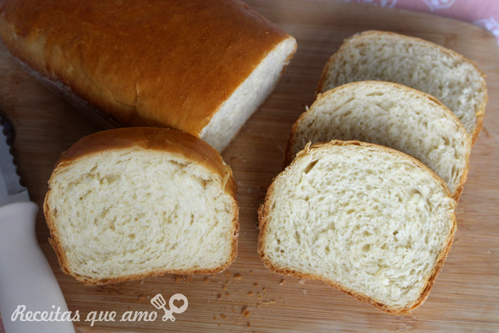 Pão caseiro bem fofinho