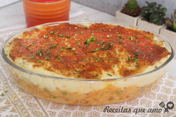 Escondidinho de palmito Escondidinho de palmito