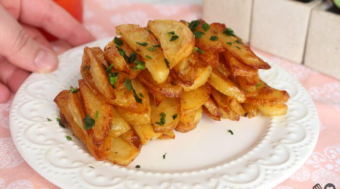 Batata amanteigada no forno