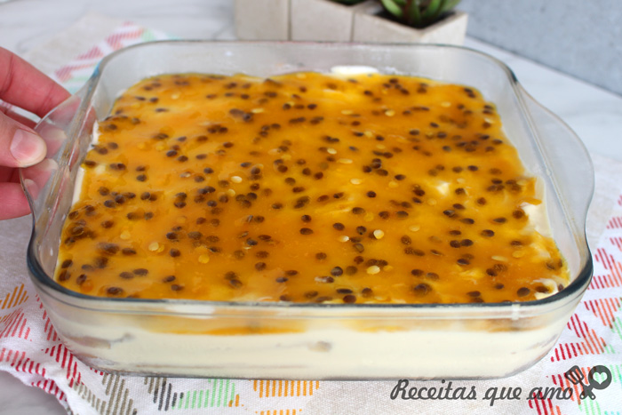 Pavê de maracujá fácil Pavê de maracujá fácil