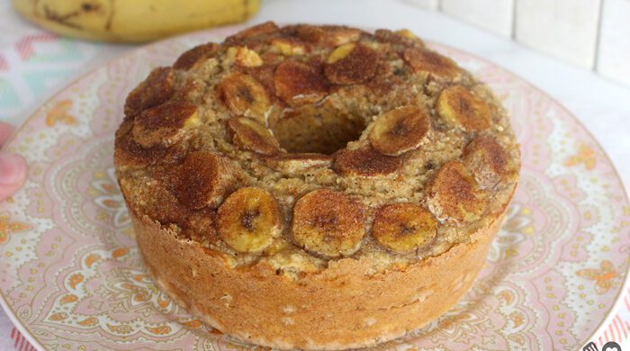 Bolo de banana sem farinha de trigo