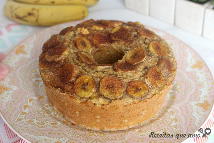 Bolo de banana sem farinha de trigo