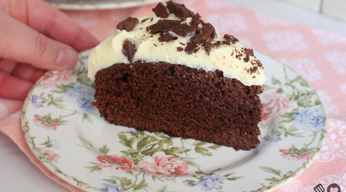 Bolo de chocolate com buttercream