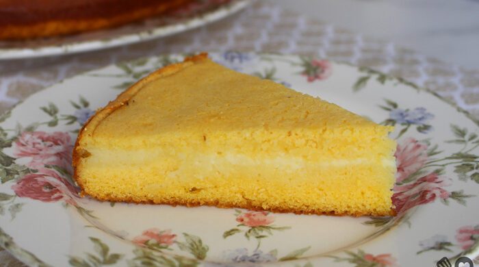 Bolo de fubá cremoso