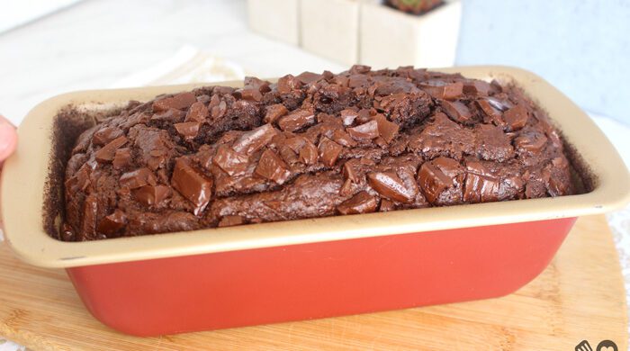Banana bread com chocolate
