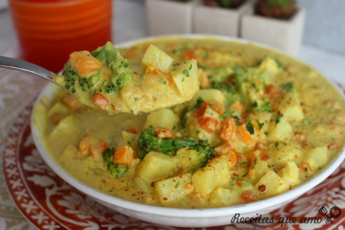 Curry vegetariano