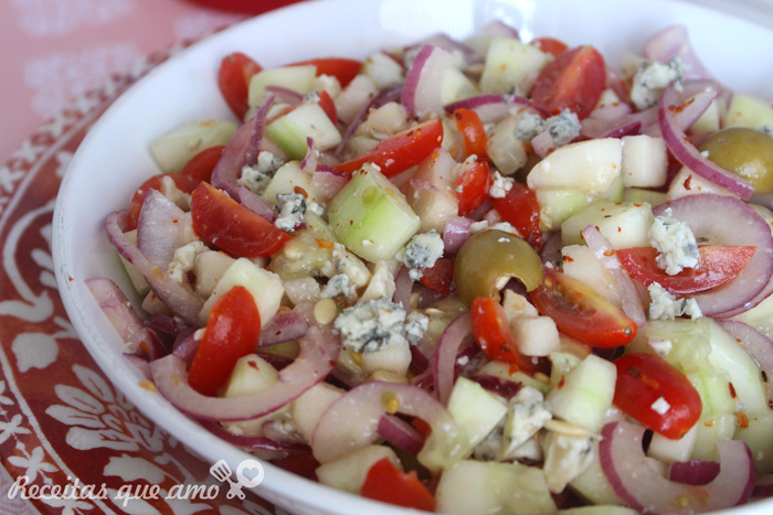 Salada cremosa de verão Salada cremosa de verão