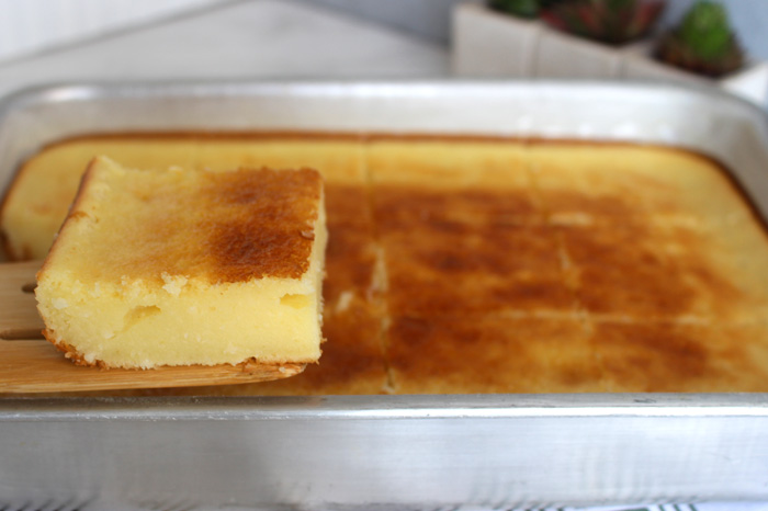Bolo cremoso de queijo Bolo cremoso de queijo