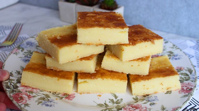 Bolo cremoso de queijo