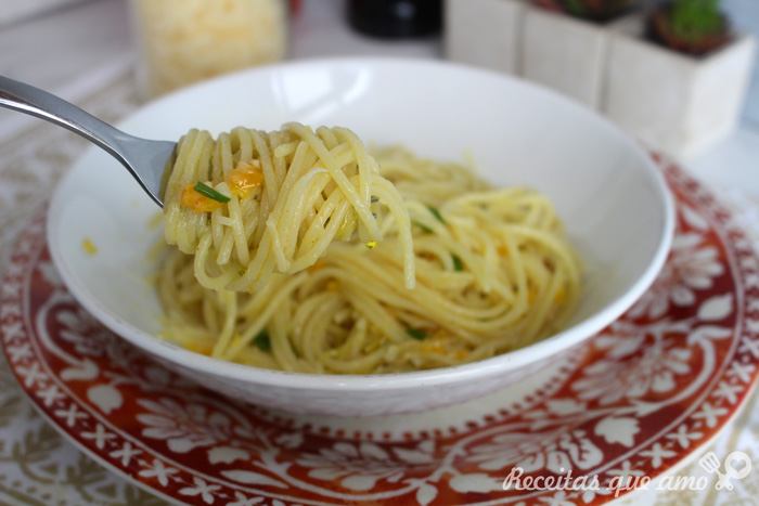 Macarrão alho e óleo melhorado
