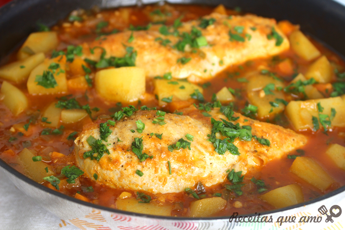 Frango ensopado rapidão