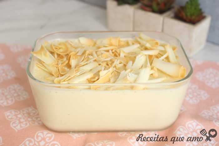 Mousse de leite em pó