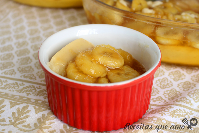 Sobremesa cremosa de banana