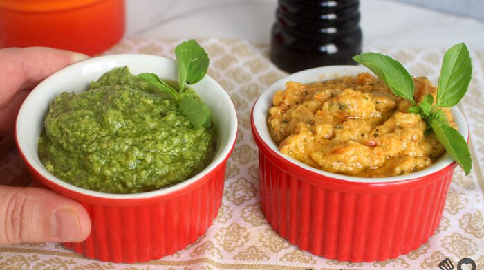 Molho pesto com tomate