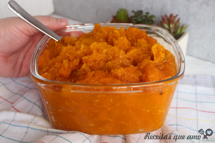 Doce de abóbora caseiro