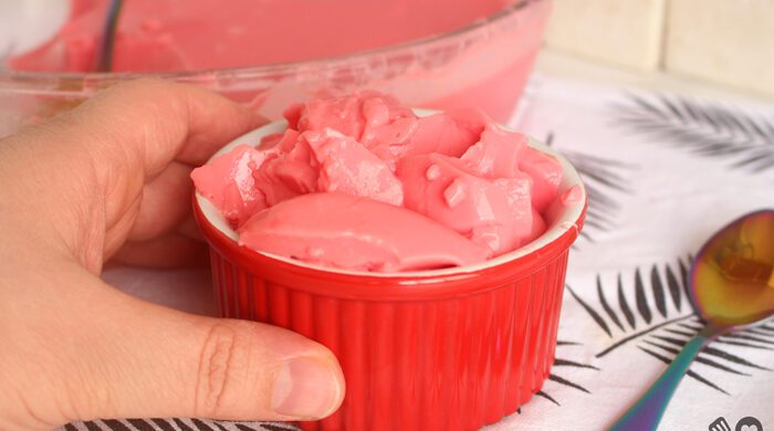 Sobremesa sem açúcar com 3 ingredientes
