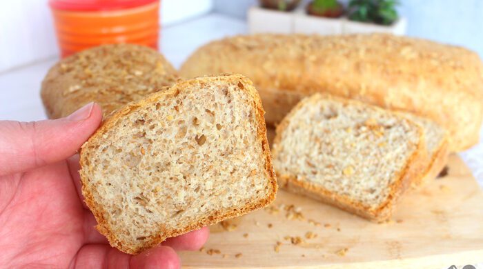 Pão integral fofinho