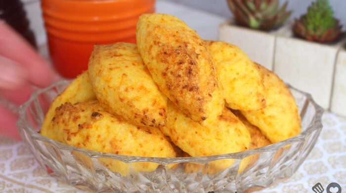 Bolinho de arroz na airfryer