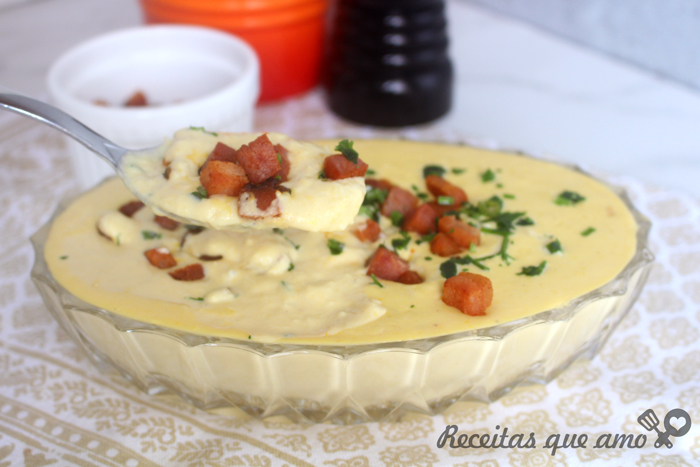 Creme de milho incrementado