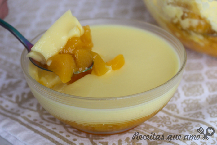 Pêssego cremoso sem açúcar
