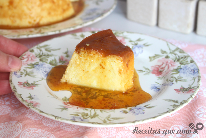 Pudim de leite em pó na airfryer
