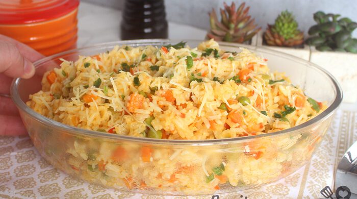 Arroz a grega completo