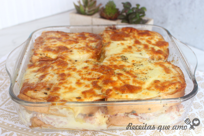 Lanchão cremoso na airfryer
