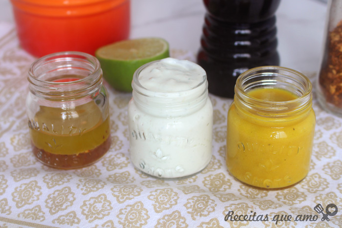 3 molhos para salada deliciosos