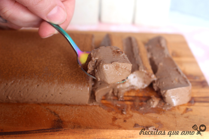 Mousse de corte sem açúcar