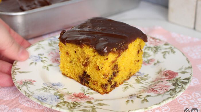 Bolo de cenoura formigueiro