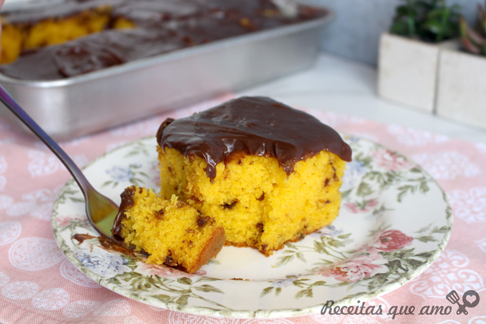 Bolo de cenoura formigueiro