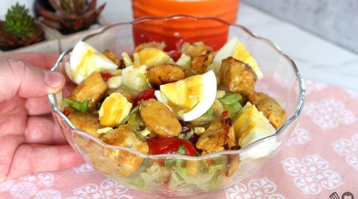 Salada completa com frango