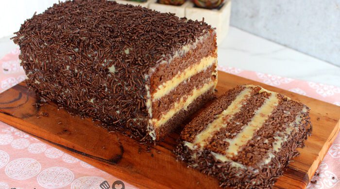 Pipoca doce de chocolate
