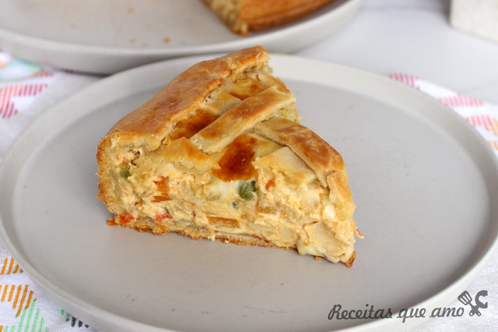 Empadão de palmito cremoso Empadão de palmito cremoso