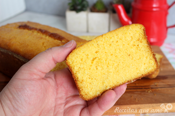 Bolo de milho de liquidificador