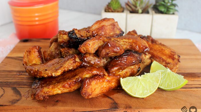 Torresmo crocante na airfryer