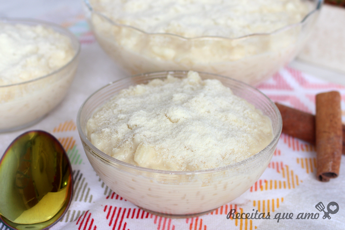 Arroz doce de leite em pó