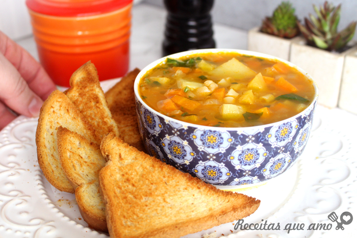 Sopa de legumes italiana - Minestroni