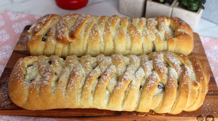 Pão doce de ricota e passas