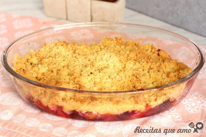 Crumble de morango
