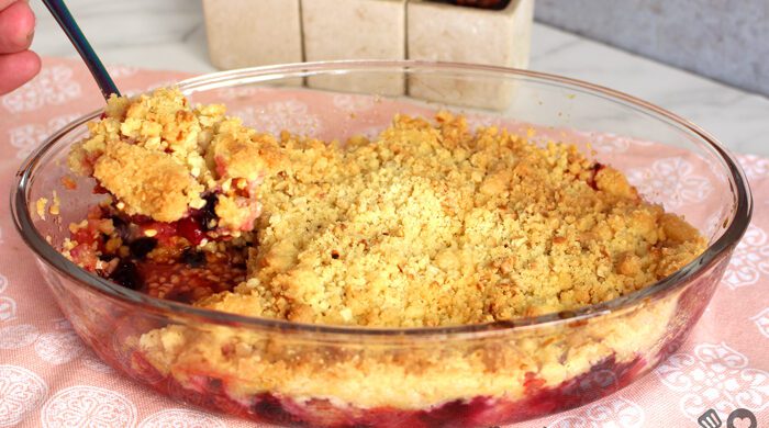 Crumble de morango