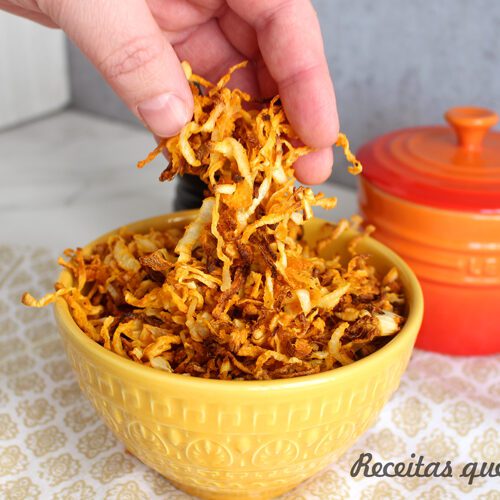 Cebola crispy na airfryer